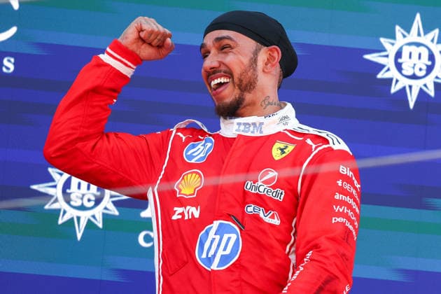 Lewis Hamilton of Great Britain and Scuderia Ferrari , Race, F1 Grand Prix of Barcelona-Catalunya, am 14. June 2026 in Barcelona, Spain. (Foto von Diogo Cardoso DeFodi Images) Lewis Hamilton of Great Britain and Scuderia Ferrari , Race, F1 Grand Prix of Barcelona-Catalunya, Circuit de Barcelona-Catalunya on June 14, 2026 in Barcelona, Spain. (Photo by Diogo Cardoso DeFodi Images) -