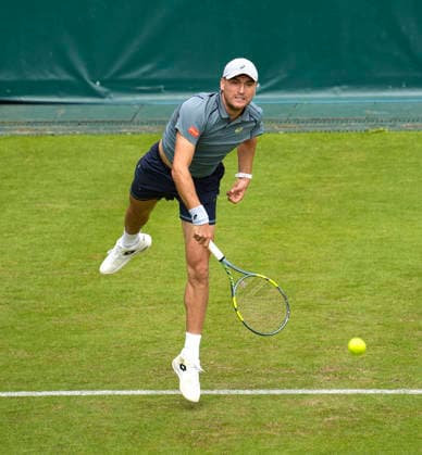 photo : Raphael COLLIGNON (BEL) Tennis-Turnier Terra Wortmann Cup - Qualifikationsrunde - im Gerry Weber Sportpark in Halle Westfalen am So. 14.06.2026