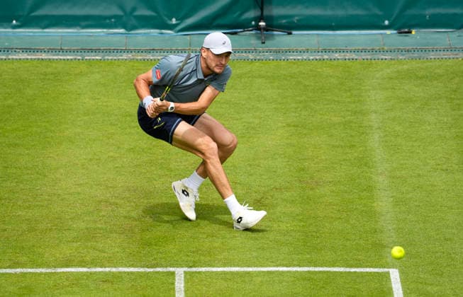 photo : Raphael COLLIGNON (BEL) Tennis-Turnier Terra Wortmann Cup - Qualifikationsrunde - im Gerry Weber Sportpark in Halle Westfalen am So. 14.06.2026