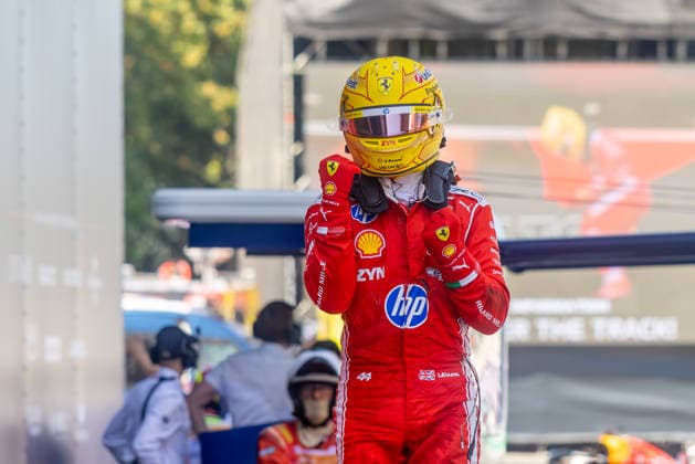 Lewis Hamilton Sieger Formel 1 Grand Prix Barcelona-Catalunya 2026 (Scuderia Ferrari HP, Großbritannien, 44), ESP, Formel 1 Weltmeisterschaft, Grand Prix von Barcelona-Catalunya, Circuit de Barcelona-Catalunya, Rennen Podium, Saison 2026, 14.06.2026 ESP, Formel 1 Weltmeisterschaft, Grand Prix von Barcelona-Catalunya, Circuit de Barcelona-Catalunya, Rennen Podium, Saison 2026, 14.06.2026 Barcelona