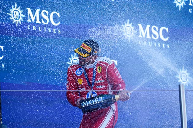 F-1 MSC Cruises Grand Prix of Barcelona Catalunya 2026 George Russell, Lewis Hamilton and Lance Stroll Formula 1 F-1 MSC Cruises Grand Prix of Barcelona - Catalunya 2026 at Circuit de Barcelona Catalunya on June 14, 2026 in Montmelo, Barcelona, Spain. kpng Copyright: xSergioxRuizx xPRESSINPHOTOx PS_260614_F1_2526_039