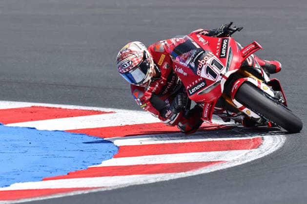 motori sbk Photo by IPA ABACAPRESS.COM85685396 - 11 Nicolo Bulega (ITA) Ducati Panigale V4R, Aruba.It Racing - Ducati during the FIM Superbike World Championship, WM, Weltmeisterschaft Pirelli Emilia Romagna Round at the Misano World Circuit Marco Simoncelli, Misano Adriatico, Italy on June 14, 2026 during the Pirelli Emilia Romagna Round, World Superbike (SBK) race in Italy, Italy, June 14, 2026 Italy Italy  Copyright: xIPAxSport ABACAx
