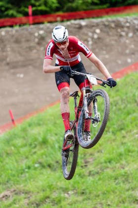 MOUNTAINBIKE - UCI MTB World Series LEOGANG,AUSTRIA,14.JUN.26 - CYCLING, MOUNTAIN BIKE - UCI Mountainbike World Cup, Cross-Country Olympic. Image shows Lukas Hatz (AUT).  GEPAxpictures xJulioxArellano