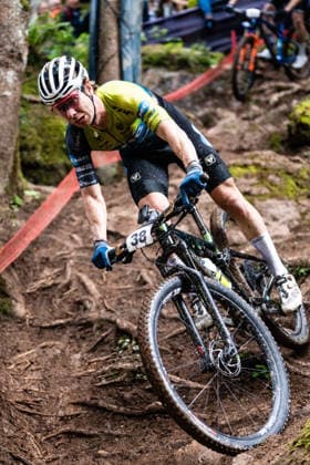 MOUNTAINBIKE - UCI MTB World Series LEOGANG,AUSTRIA,14.JUN.26 - CYCLING, MOUNTAIN BIKE - UCI Mountainbike World Cup, Cross-Country Olympic. Image shows Tyler Orschel (CAN).  GEPAxpictures xJulioxArellano