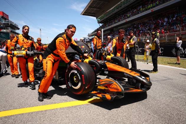 PIASTRI Oscar (aus), McLaren F1 Team MCL40, portrait during the Formula 1 Barcelona-Catalunya Grand Prix 2026, 7th round of the 2026 Formula One World Championship, WM, Weltmeisterschaft from June 12 to 14, 2026 on the Circuit de Barcelona-Catalunya, in Montmelo, Spain - Photo: Hoch Zwei Montmelo Spain