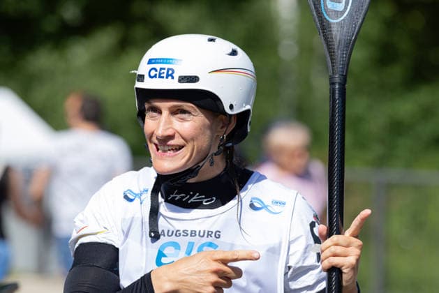 Ricarda Funk (GER); ICF Kanu Slalom Weltcup 2026 Eiskanal Augsburg