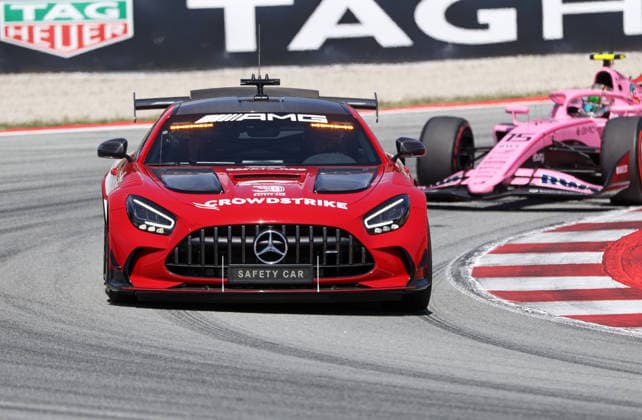 Formula 2 Championship - Round 5 Barcelona - Feature Race The Safety Car during the Formula 2 MSC Cruises Gran Premio de Barcelona-Catalunya Race at Barcelona-Catalunya Circuit, in Barcelona, Spain, on June 14, 2026. Barcelona Barcelona Spain  Copyright: xUrbanandsportx originalFilename:urbanandsport-formula2260614_npcjs.jpg