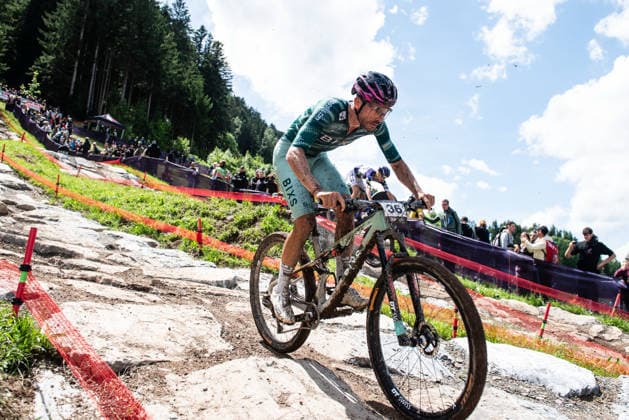 MOUNTAINBIKE - UCI MTB World Series LEOGANG,AUSTRIA,14.JUN.26 - CYCLING, MOUNTAIN BIKE - UCI Mountainbike World Cup, Cross-Country Olympic. Image shows Marcel Guerrini (SUI).  GEPAxpictures xJulioxArellano
