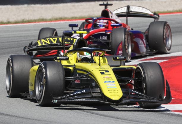 Formula 2 Championship - Round 5 Barcelona - Feature Race Joshua Durksen of Invicta Racing during the Formula 2 MSC Cruises Gran Premio de Barcelona-Catalunya Race at Barcelona-Catalunya Circuit in Barcelona, Spain, on June 14, 2026. Barcelona Barcelona Spain  Copyright: xUrbanandsportx originalFilename:urbanandsport-formula2260614_npxDX.jpg