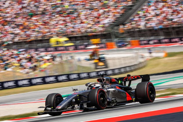 RECORD DATE NOT STATED 14th June 2026: Circuit de Barcelona-Catalunya, Barcelona, Spain; Formula One Barcelona Catalunya Grand Prix, Race Day; Nico HULKENBERG, of Audi Formula 1 Team, driving the Audi R26 during the Formula 1 World Championship, WM, Weltmeisterschaft 2026 PabloxGuillen