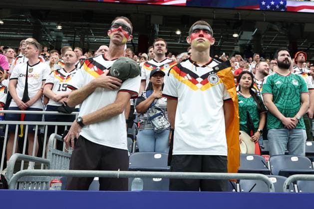 Deutsche Fans, Deutschland vs. Curacao, Fussball, Weltmeisterschaft 2026, Gruppenphase, 14.06.2026 Houston Texas USA
