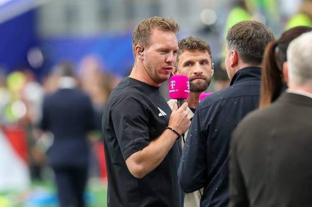 Bundestrainer Julian Nagelsmann (Deutschland) im Interview, Deutschland vs. Curacao, Fussball, Weltmeisterschaft 2026, Gruppenphase, 14.06.2026 Houston Texas USA