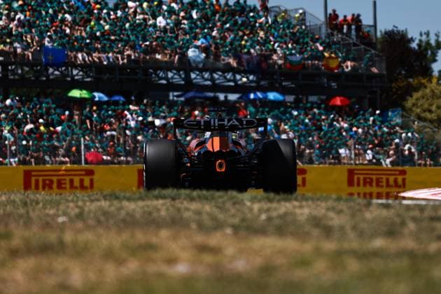 81 PIASTRI Oscar (aus), McLaren F1 Team MCL40, action during the Formula 1 Barcelona-Catalunya Grand Prix 2026, 7th round of the 2026 Formula One World Championship, WM, Weltmeisterschaft from June 12 to 14, 2026 on the Circuit de Barcelona-Catalunya, in Montmelo, Spain - Photo: Hoch Zwei Montmelo Spain
