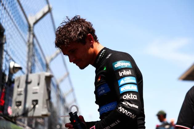 NORRIS Lando (gbr), McLaren F1 Team MCL40, portrait during the Formula 1 Barcelona-Catalunya Grand Prix 2026, 7th round of the 2026 Formula One World Championship, WM, Weltmeisterschaft from June 12 to 14, 2026 on the Circuit de Barcelona-Catalunya, in Montmelo, Spain - Photo: Hoch Zwei Montmelo Spain