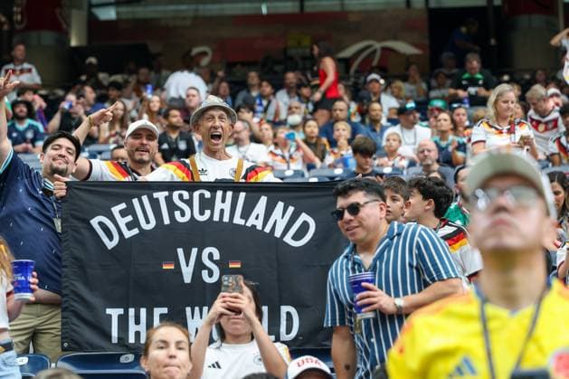 Deutsche Fans, Deutschland vs. Curacao, Fussball, Weltmeisterschaft 2026, Gruppenphase, 14.06.2026 Houston Texas USA