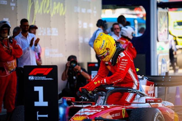 MOTORSPORTS - Formula 1 - 2026 Barcelona-Catalunya Grand Prix Photo by IPA ABACAPRESS.COM85685958 - 44 Lewis Hamilton (GBR), Scuderia Ferrari SF26, during the Barcelona-Catalunya Grand Prix, Barcelona, June 11–14, 2026, Montmeló, 2026 Formula 1 World Championship, WM, Weltmeisterschaft Spain Spain  Copyright: xIPAxSport ABACAx