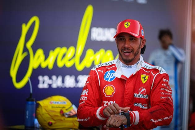 MOTORSPORTS - Formula 1 - 2026 Barcelona-Catalunya Grand Prix Photo by IPA ABACAPRESS.COM85685959 - 44 Lewis Hamilton (GBR), Scuderia Ferrari SF26, during the Barcelona-Catalunya Grand Prix, Barcelona, June 11–14, 2026, Montmeló, 2026 Formula 1 World Championship, WM, Weltmeisterschaft Spain Spain  Copyright: xIPAxSport ABACAx