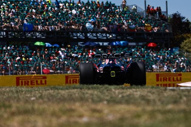 03 VERSTAPPEN Max (nld), Red Bull Racing Ford RB22, action during the Formula 1 Barcelona-Catalunya Grand Prix 2026, 7th round of the 2026 Formula One World Championship, WM, Weltmeisterschaft from June 12 to 14, 2026 on the Circuit de Barcelona-Catalunya, in Montmelo, Spain - Photo: Hoch Zwei Montmelo Spain