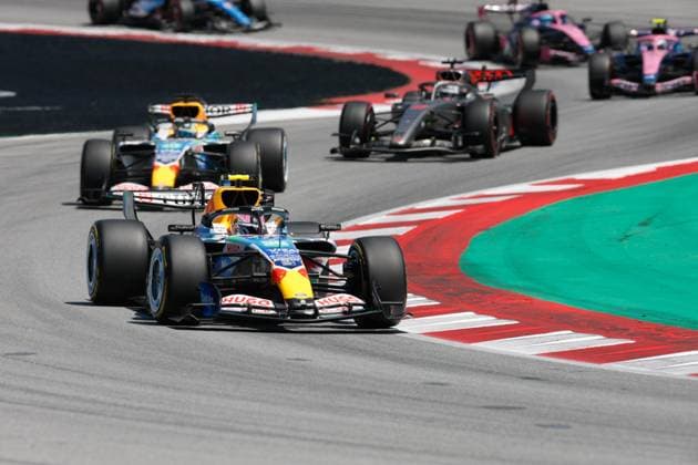 30 LAWSON Liam (nzl), Visa Cash App RB F1 Team VCARB03, action during the Formula 1 Barcelona-Catalunya Grand Prix 2026, 7th round of the 2026 Formula One World Championship, WM, Weltmeisterschaft from June 12 to 14, 2026 on the Circuit de Barcelona-Catalunya, in Montmelo, Spain - Photo: Hoch Zwei Montmelo Spain
