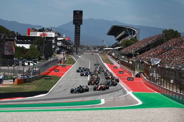 Start during the Formula 1 Barcelona-Catalunya Grand Prix 2026, 7th round of the 2026 Formula One World Championship, WM, Weltmeisterschaft from June 12 to 14, 2026 on the Circuit de Barcelona-Catalunya, in Montmelo, Spain - Photo: Hoch Zwei Montmelo Spain