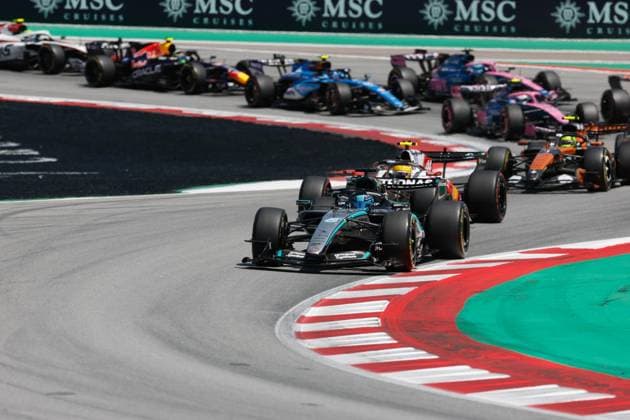 Start during the Formula 1 Barcelona-Catalunya Grand Prix 2026, 7th round of the 2026 Formula One World Championship, WM, Weltmeisterschaft from June 12 to 14, 2026 on the Circuit de Barcelona-Catalunya, in Montmelo, Spain - Photo: Hoch Zwei Montmelo Spain