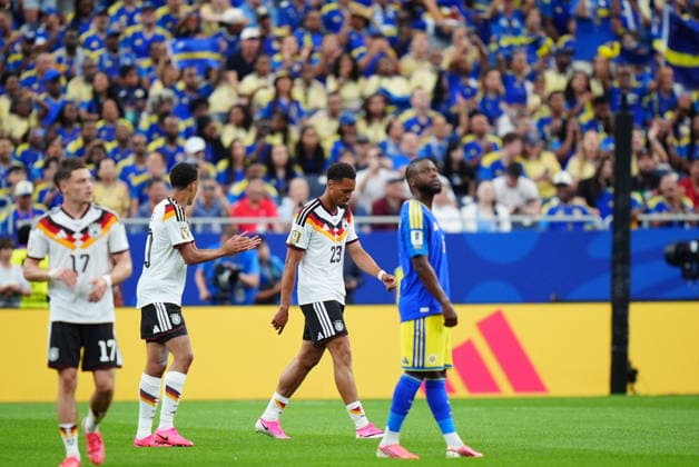Germany v Curacao - FIFA World Cup, WM, Weltmeisterschaft, Fussball 2026 - Group E HOUSTON, UNITED STATES - JUNE 14: Players of Germany celebrate after Felix Nmecha s goal during the 2026 FIFA World Cup First Stage Group E match between Germany and Curacao at NRG Stadium (Houston Stadium) in Houston, Texas, United States on June 14, 2026. Hakan Akgun Anadolu Texas United States. Editorial use only. Please get in touch for any other usage.  Copyright: x2026xAnadoluxHakanxAkgunx