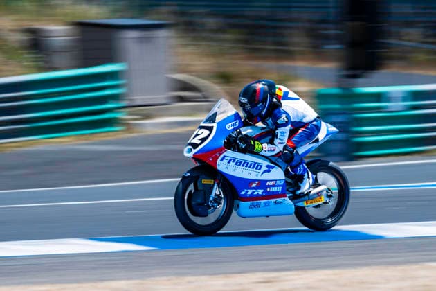 June 14, 2026, Cascais, Lisbon, Portugal: Gonzalo Perez - of the Frando Racing VHC Team MSI during the FIM Moto3 Junior World Championship, WM, Weltmeisterschaft Race at Circuito Estoril on june 14, 2026 in Estoril,Cascais Portugal. Cascais Portugal - ZUMAr200 20260614_zsp_r200_079 Copyright: xNunoxReisinhox