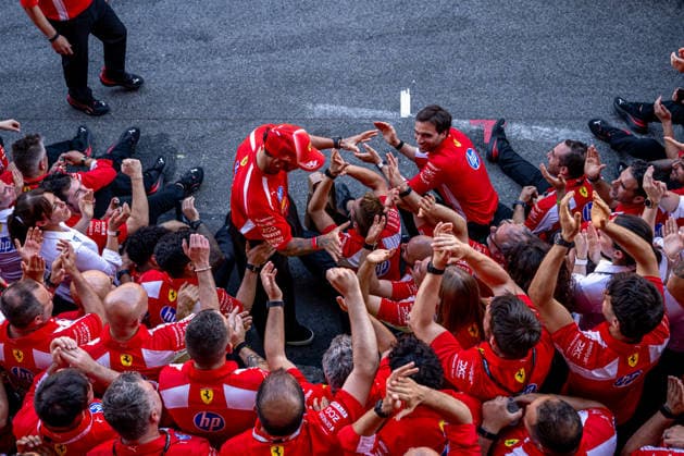MONTMELO, SPAIN: Lewis Hamilton, racing for the Ferrari team during the 2026 Formula 1 Barcelona-Catalunya Grand Prix at the Circuit de Barcelona-Catalunya in Montmelo, Spain