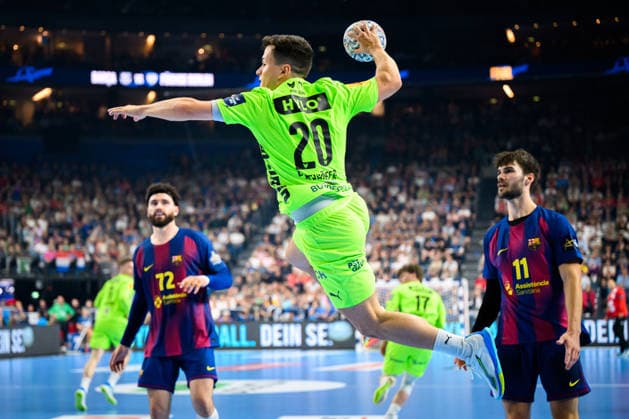 Koeln, Deutschland: Handball EHF CL Final 4 - Finale - Barca - Fuechse Berlin Tim Freihöfer Freihoefer (Berlin) Koeln Lanxess Arena Nordrhein-Westfalen Deutschland