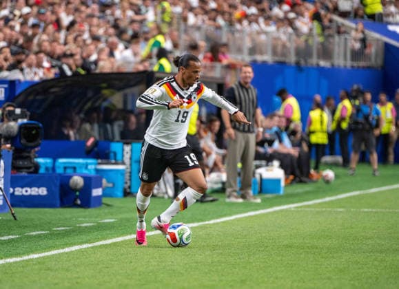 Fußball, Herren, FIFA World Cup, WM, Weltmeisterschaft, Fussball 2026 in Mexiko, Kanada und USA, Spiel in Houston (Gruppe E, 1. Spieltag), Deutschland - Curacao, Leroy Sane (Deutschland), 14.06. 2026,