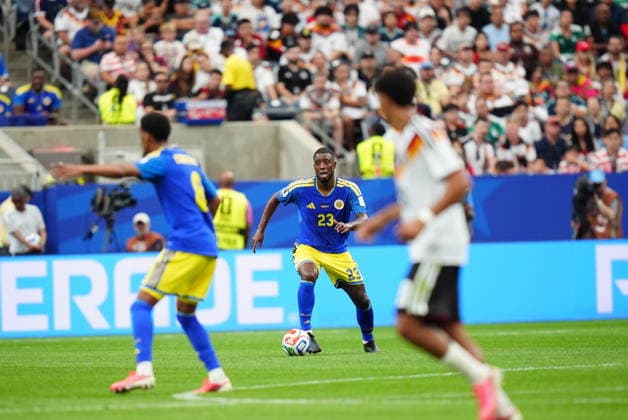 Germany v Curacao - FIFA World Cup, WM, Weltmeisterschaft, Fussball 2026 - Group E HOUSTON, UNITED STATES - JUNE 14: Riechedly Bazoer of Curacao in action during the 2026 FIFA World Cup First Stage Group E match between Germany and Curacao at NRG Stadium (Houston Stadium) in Houston, Texas, United States on June 14, 2026. Hakan Akgun Anadolu Texas United States. Editorial use only. Please get in touch for any other usage.  Copyright: x2026xAnadoluxHakanxAkgunx
