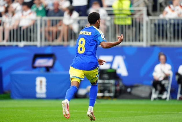 Germany v Curacao - FIFA World Cup, WM, Weltmeisterschaft, Fussball 2026 - Group E HOUSTON, UNITED STATES - JUNE 14: Livano Comenencia of Curacao celebrates after scoring a goal during the 2026 FIFA World Cup First Stage Group E match between Germany and Curacao at NRG Stadium (Houston Stadium) in Houston, Texas, United States on June 14, 2026. Hakan Akgun Anadolu Texas United States. Editorial use only. Please get in touch for any other usage.  Copyright: x2026xAnadoluxHakanxAkgunx
