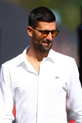 F1 Gran Prix of Spain Novak Djokovic looks on in the Paddock during the F1 Grand Prix of Catalunya at Montemelo Circuit on June 14, 2026 in Barcelona, Spain. . Barcelona Circuit de Catalunya Spain Copyright: xMarcoxCanonierox