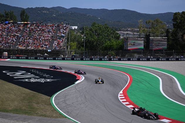 Formula 1 Barcelona-Catalunya Grand Prix BARCELONA, SPAIN - JUNE 14: Drivers compete during the Formula 1 Barcelona-Catalunya Grand Prix, the 7th race of the 2026 Formula 1 World Championship, WM, Weltmeisterschaft at the 4.66-kilometer Circuit de Barcelona-Catalunya in Barcelona, Spain on June 14, 2026. Burak Akbulut Anadolu Barcelona Spain. Editorial use only. Please get in touch for any other usage.  Copyright: x2026xAnadoluxBurakxAkbulutx
