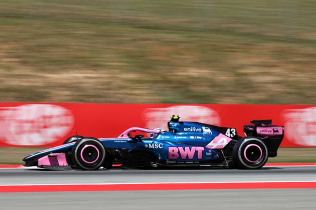 F1 Gran Prix of Spain Franco Colapinto of BWT Alpine Formula 1 on track during the F1 Grand Prix of Catalunya at Montemelo Circuit on June 14, 2026 in Barcelona, Spain. . Barcelona Circuit de Catalunya Spain Copyright: xMarcoxCanonierox