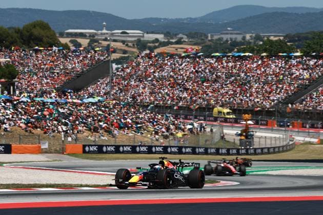 during the Formula 1 Barcelona-Catalunya Grand Prix 2026, 7th round of the 2026 Formula One World Championship, WM, Weltmeisterschaft from June 12 to 14, 2026 on the Circuit de Barcelona-Catalunya, in Montmelo, Spain - Photo: Hoch Zwei Montmelo Spain