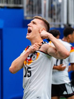 FIFA Fussball Weltmeisterschaft 2026, Gruppe E, Spiel 1, Deutschland vs. Curacao, 14.06.2026 im NRG Stadium in Houston, Texas Tor zum 2:1 durch Nico Schlotterbeck