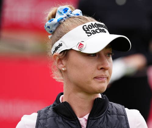 MIDLAND, MI - JUNE 14: LPGA, Golf Damen golfer Nelly Korda walks the 18th hole on June 14, 2026, during the final round of the LPGA Dow Championship at Midland Country Club in Midland, Michigan. (Photo by Brian Spurlock Icon Sportswire) GOLF: JUN 14 LPGA Dow Championship EDITORIAL USE ONLY Icon2606147