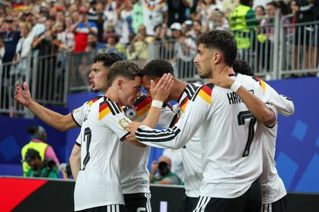 Torjubel von Felix Nmecha 23 (Deutschland) zum 1:0, Deutschland vs. Curacao, Fussball, Weltmeisterschaft 2026, Gruppenphase, 14.06.2026 Houston Texas USA