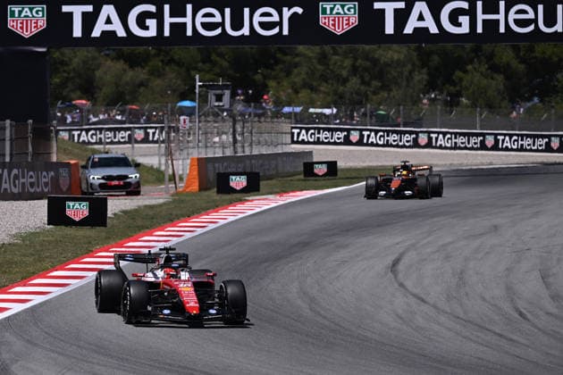 Formula 1 Barcelona-Catalunya Grand Prix BARCELONA, SPAIN - JUNE 14: Ferrari s Monegasque driver Charles Leclerc competes during the Formula 1 Barcelona-Catalunya Grand Prix, the 7th race of the 2026 Formula 1 World Championship, WM, Weltmeisterschaft at the 4.66-kilometer Circuit de Barcelona-Catalunya in Barcelona, Spain on June 14, 2026. Burak Akbulut Anadolu Barcelona Spain. Editorial use only. Please get in touch for any other usage.  Copyright: x2026xAnadoluxBurakxAkbulutx