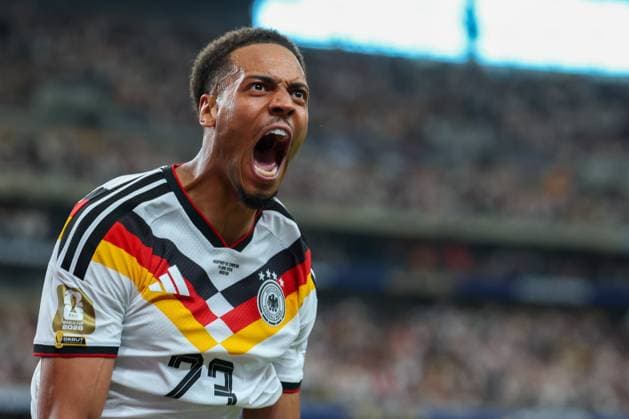 Torjubel von Felix Nmecha 23 (Deutschland) zum 1:0, Deutschland vs. Curacao, Fussball, Weltmeisterschaft 2026, Gruppenphase, 14.06.2026 Houston Texas USA