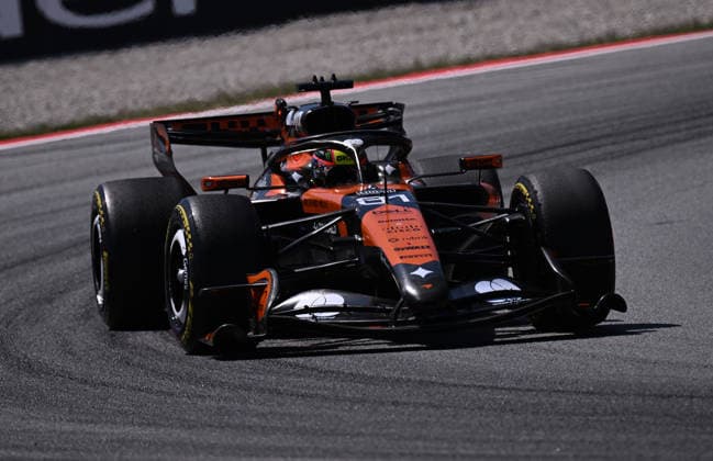 Formula 1 Barcelona-Catalunya Grand Prix BARCELONA, SPAIN - JUNE 14: McLaren s Australian driver Oscar Piastri competes during the Formula 1 Barcelona-Catalunya Grand Prix, the 7th race of the 2026 Formula 1 World Championship, WM, Weltmeisterschaft at the 4.66-kilometer Circuit de Barcelona-Catalunya in Barcelona, Spain on June 14, 2026. Burak Akbulut Anadolu Barcelona Spain. Editorial use only. Please get in touch for any other usage.  Copyright: x2026xAnadoluxBurakxAkbulutx