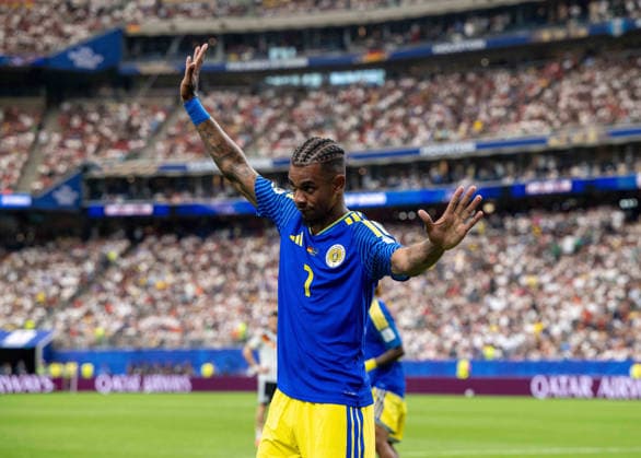 Fußball, Herren, FIFA World Cup, WM, Weltmeisterschaft, Fussball 2026 in Mexiko, Kanada und USA, Spiel in Houston (Gruppe E, 1. Spieltag), Deutschland - Curacao, Juninho Bacuna (Curacao), 14.06. 2026,