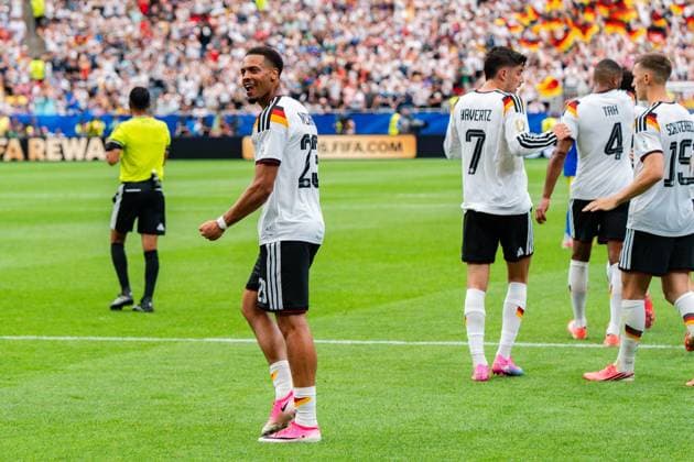 FIFA Fussball Weltmeisterschaft 2026, Gruppe E, Spiel 1, Deutschland vs. Curacao, 14.06.2026 im NRG Stadium in Houston, Texas Tor zum 3:1 durch Elfmeter von Kai Havertz