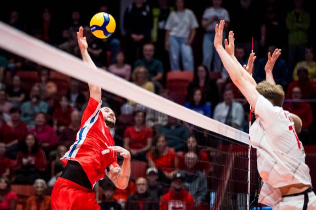 European Men s Volleyball League match Czechia vs Denmark in Jihlava, Czech Republic, June 14, 2026. Jiri Benda of Czech Republic. (CTKxPhoto JaroslavxSvoboda) CTKPhotoP2026061405248  CTKPhotoP2026061405248