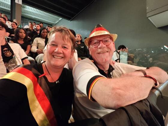 14.06.2026 xkhx Kassel Probonio-Arena Public Viewing zur Weltmeisterschaft 2026 - Deutschland gegen Curacao Jubel über das 2:0 durch Nico Schlotterbeck (GER)