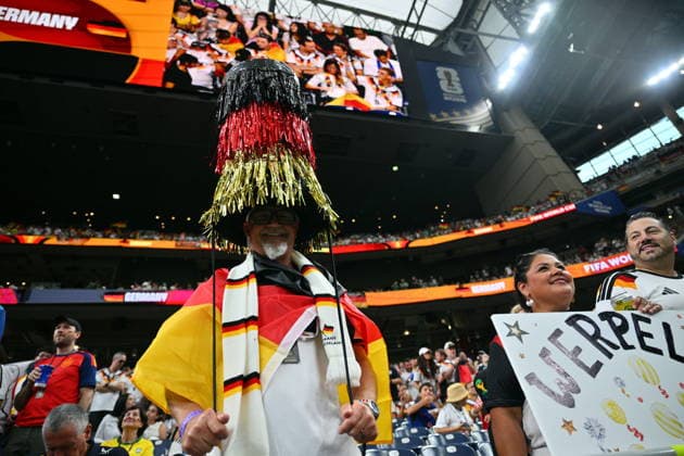 FIFA World Cup, WM, Weltmeisterschaft, Fussball 2026 - Group E - Germany vs Curacao German supporter during the FIFA World Cup 2026 group stage match Germany against Curacao, in Houston, USA, 14 June 2026. HOUSTON United States  Copyright: xSAMxWASSONx