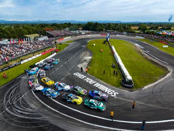 REPRO FREE *PRESS RELEASE NO REPRODUCTION FEE* EDITORIAL USE ONLY Red Bull Drift Masters, Mondello Park 14 6 2026 Thousands turned out for Red Bull Drift Masters and Red Bull Drift Pursuit at Mondello Park this weekend, with fans treated to two days of tyre-smoking drifting action. Conor Shanahan finished in the Top 32 of Red Bull Drift Masters, leaving the Cork driver second overall in the championship standings following the Irish round. Red Bull Drift Pursuit also featured as part of the weekend, with the top four drivers earning wildcard entries into Drift Masters qualifying alongside some of the Ä™s biggest names. Pictured is a view of the Red Bull Drift Masters A view of the Red Bull Drift Masters 14 6 2026  Copyright: x INPHO RedxBullxContentxPool MihaixStetcux MS_20260614_RED_BULL_DRIFT_MASTERS_A
