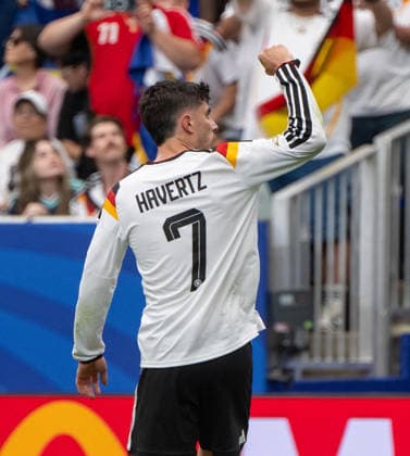 Fußball, Herren, FIFA World Cup, WM, Weltmeisterschaft, Fussball 2026 in Mexiko, Kanada und USA, Spiel in Houston (Gruppe E, 1. Spieltag), Deutschland - Curacao, Kai Havertz (Deutschland), Jubel nach Tor zum 3:1, 14.06. 2026,