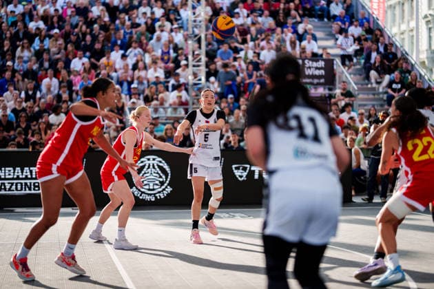 BASKETBALL - FIBA 3x3 World Tour VIENNA,AUSTRIA,14.JUN.26 - BASKETBALL - FIBA 3x3 World Tour. Image shows Ariuntsetseg Bat-Erdene (Ulaanbaatar).  GEPAxpictures xEdgarxEisner